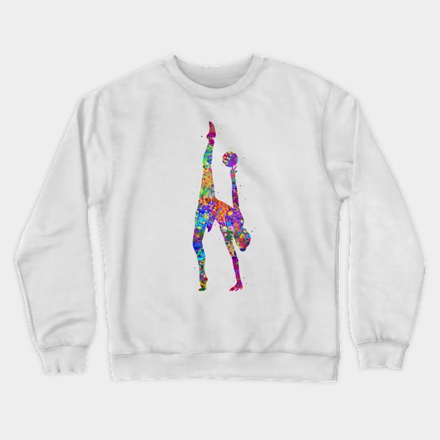 Rhythmic gymnastics ball dance Crewneck Sweatshirt by Yahya Art